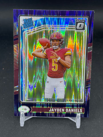 2024 PANINI DONRUSS OPTIC - PURPLE SHOCK - RATED ROOKIE - J. DANIELS - #248 - RC