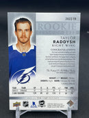 2021 UPPER DECK THE CUP - ROOKIE - T. RADDYSH - #2022-TR - #'D/49 - PATCH RELIC
