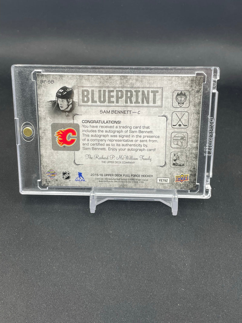 2015 UPPER DECK FULL FORCE - BLUEPRINT - S. BENNETT -