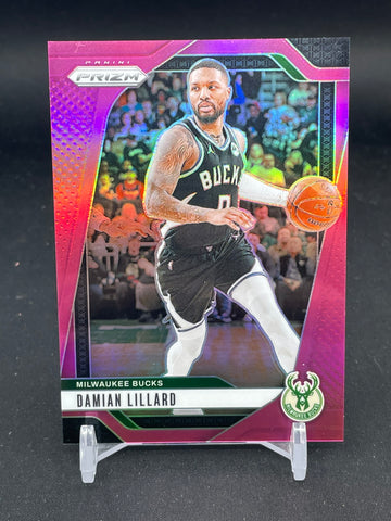 2024 PANINI PRIZM - PINK PRIZM - D. LILLARD - #90 - #'D/249