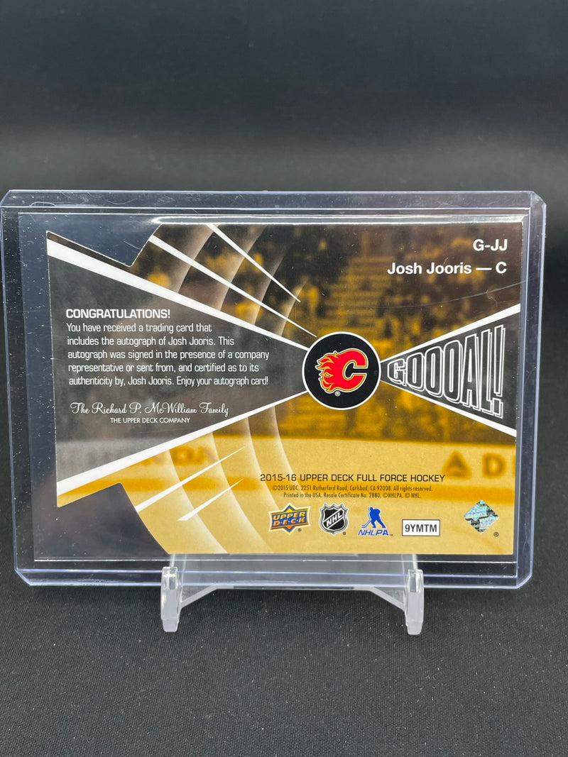 2015 UPPER DECK FULL FORCE - GOOOAL - J. JOORIS -