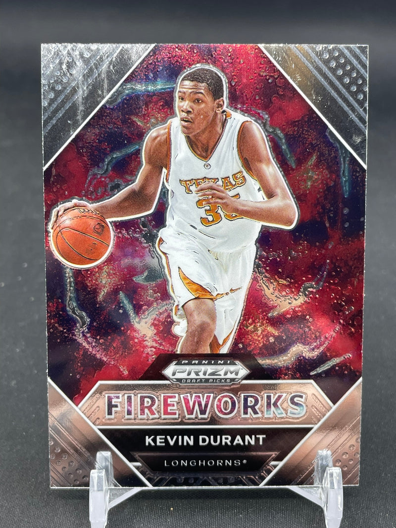 2021 PANINI PRIZM DRAFT PICKS - FIREWORKS - K. DURANT -