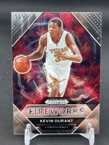 2021 PANINI PRIZM DRAFT PICKS - FIREWORKS - K. DURANT - #16