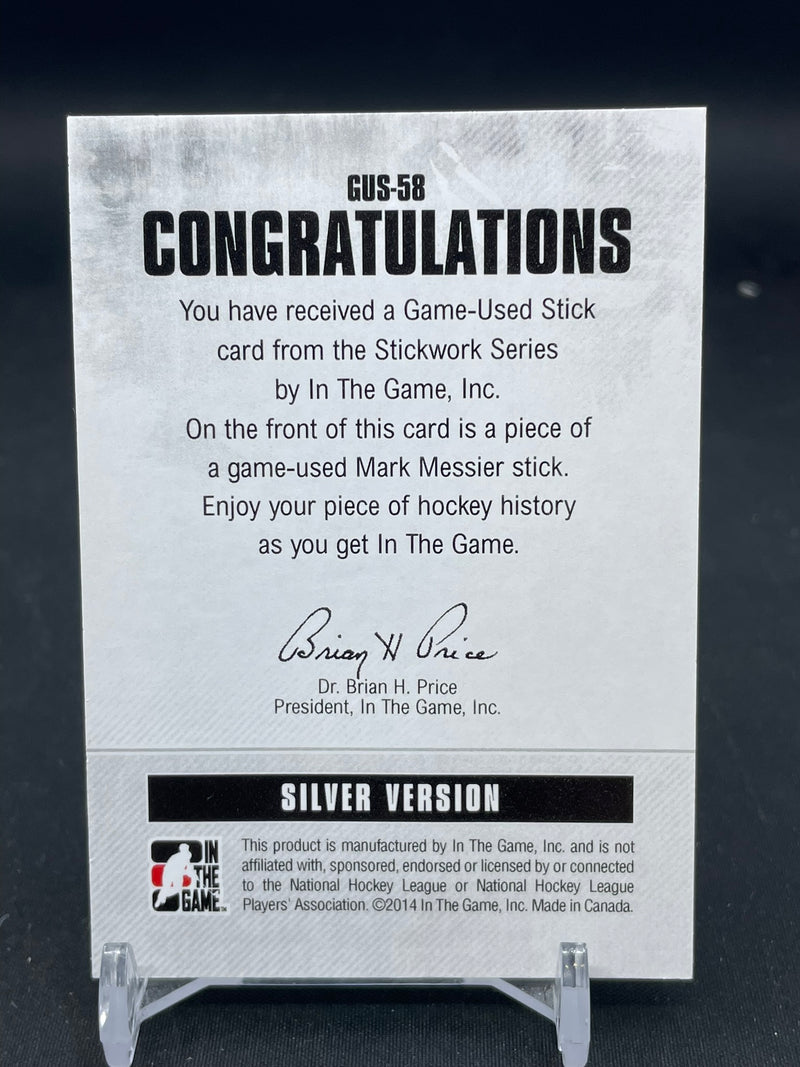 2014 IN THE GAME - SILVER - STICKWORK - M. MESSIER -