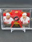 2015 UPPER DECK FULL FORCE - DUAL FORCE - GOLD - P. DATSYUK / H. ZETTERBERG - #DF-6 - #'D/49
