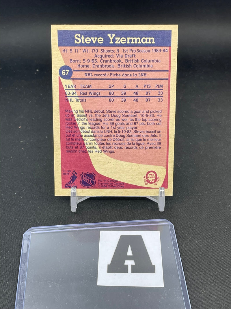 1984 O-PEE-CHEE - S. YZERMAN -