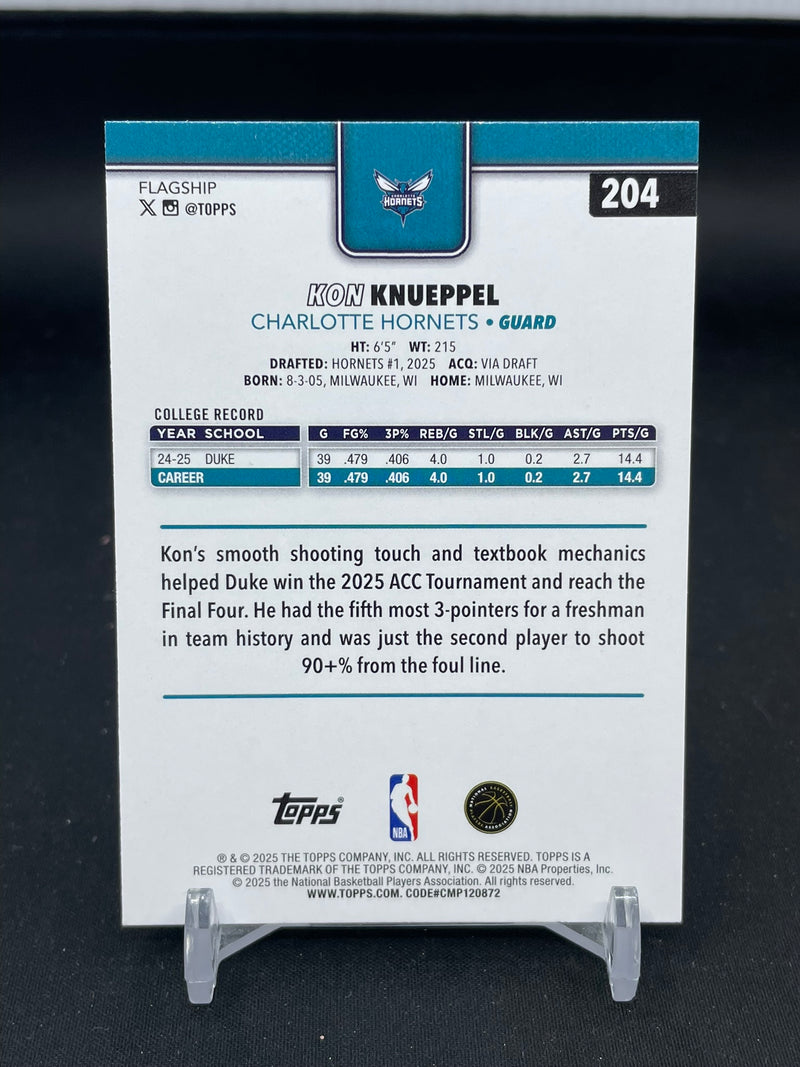 2025 TOPPS SERIES ONE - K. KNUEPPEL -
