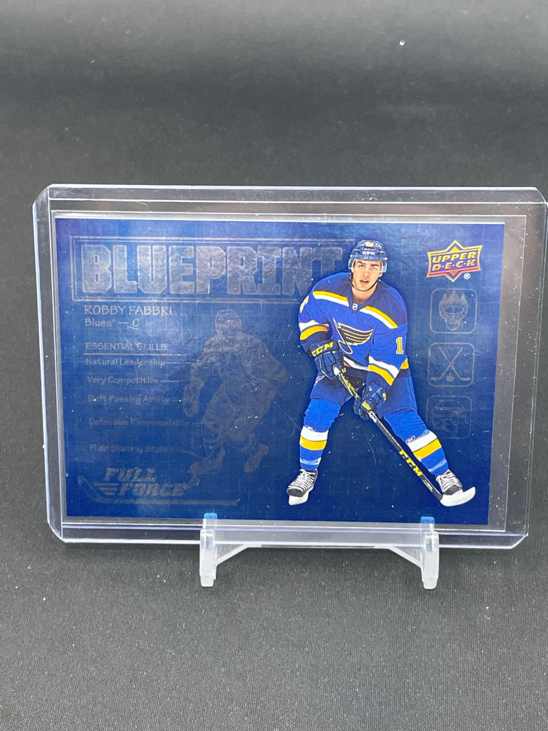 2015 UPPER DECK FULL FORCE - BLUEPRINT - ROOKIES - SELECT YOUR PLAYER