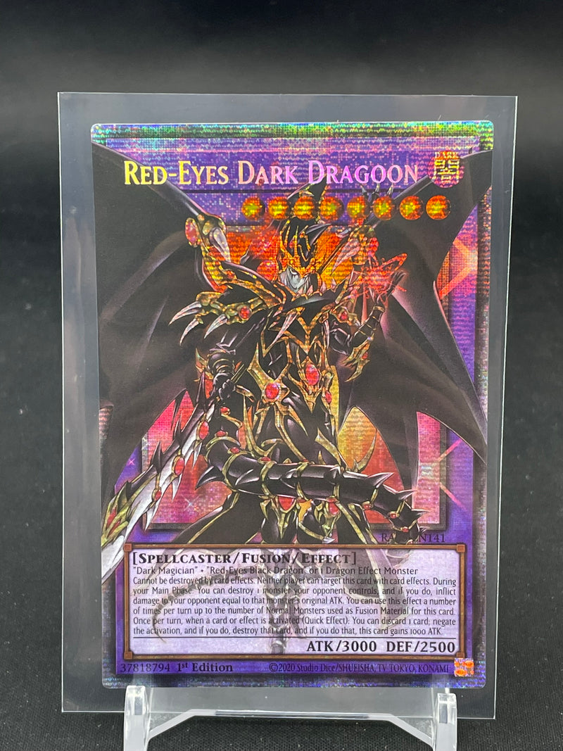 YU-GI-OH! 1ST EDITION RARITY COLLECTION V - RED-EYES DARK DRAGOON - STARLIGHT OVERFRAME - RA05-EN141