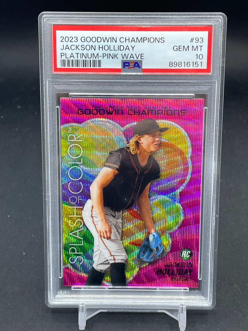 2023 UPPER DECK GOODWIN CHAMPIONS - PINK WAVE - SPLASH OF COLOR - J. HOLLIDAY -