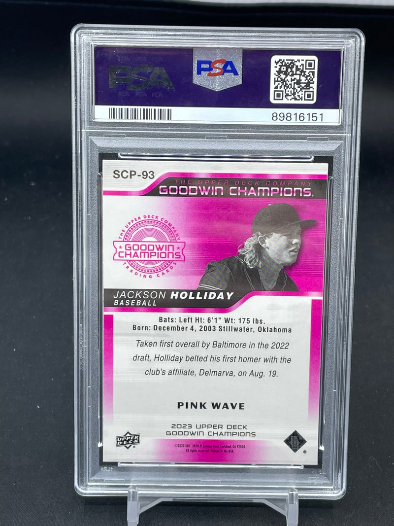 2023 UPPER DECK GOODWIN CHAMPIONS - PINK WAVE - SPLASH OF COLOR - J. HOLLIDAY -