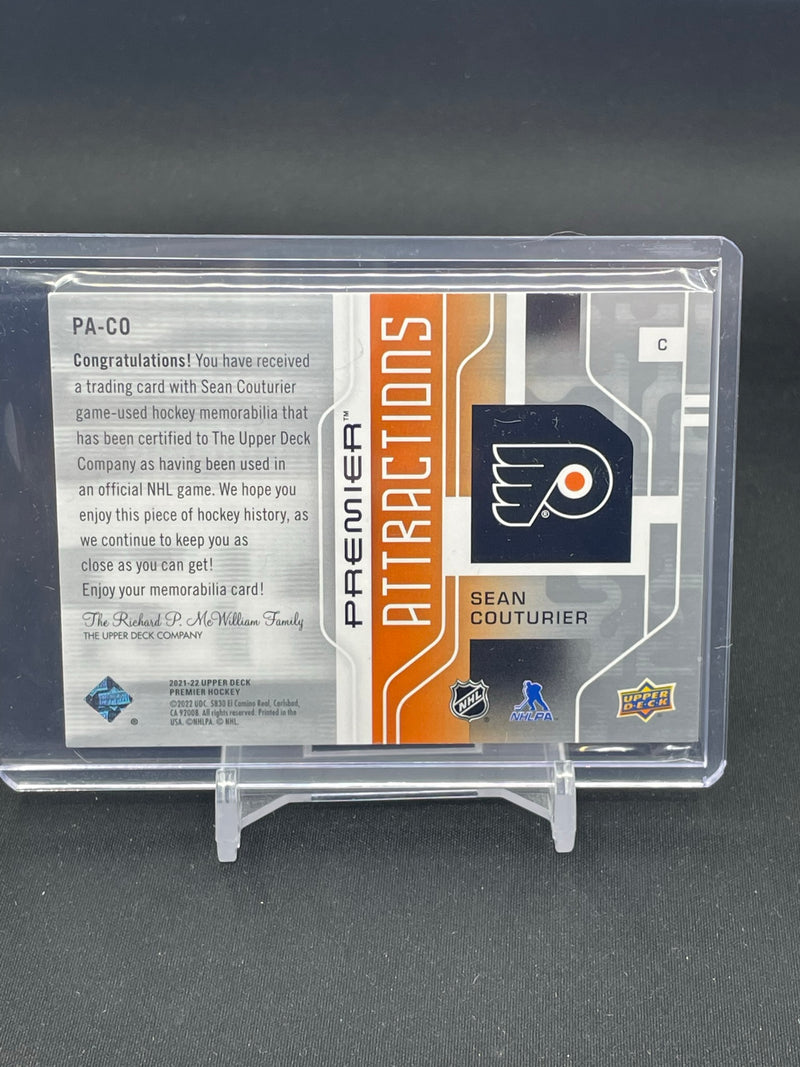 2021 UPPER DECK PREMIER - PREMIER ATTRACTIONS - S. COUTURIER - #PA-CO - #'D/99 - RELIC