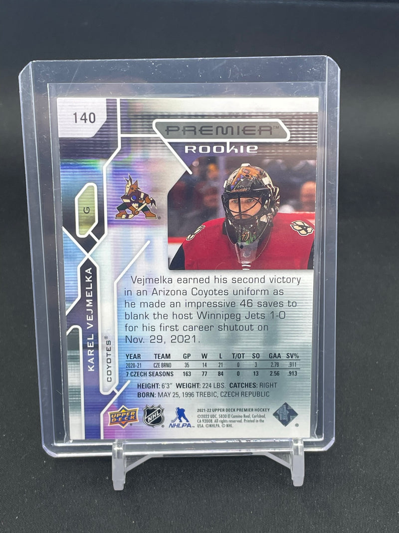 2021 UPPER DECK PREMIER - PREMIER ROOKIE - K. VERJMELKA - #140 - #'D/65 - RC