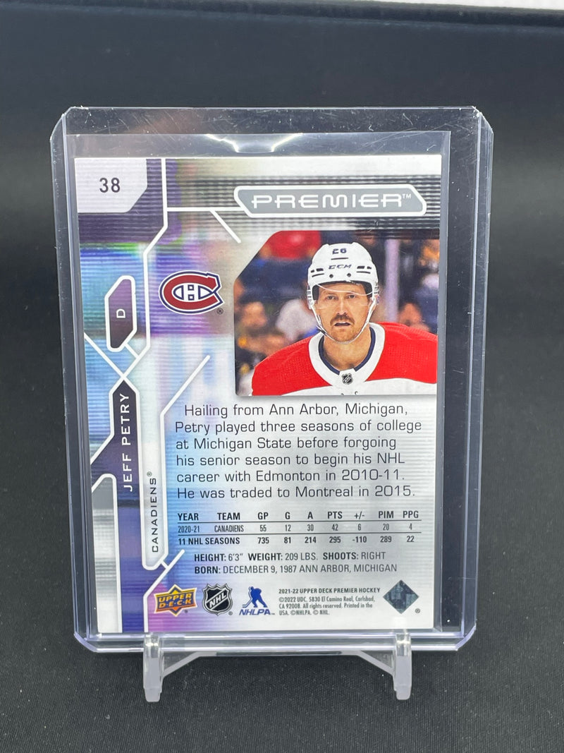 2021 UPPER DECK PREMIER - J. PETRY - #38 - #'D/299