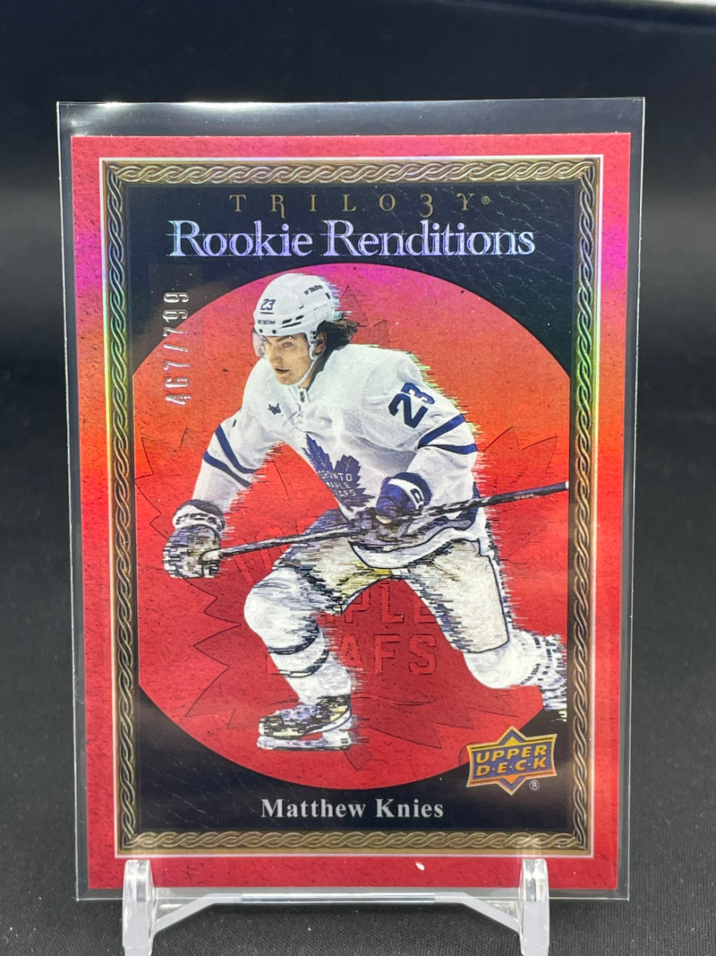 2023 UPPER DECK TRILOGY - RED - ROOKIE RENDITIONS - SINGLES - SELECT YOUR PLAYER -