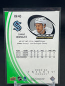 2022 UPPER DECK TRILOGY - ROOKIE RENDITIONS -  GREEN - S. WRIGHT - #RR-40 - #'D/99 - RC