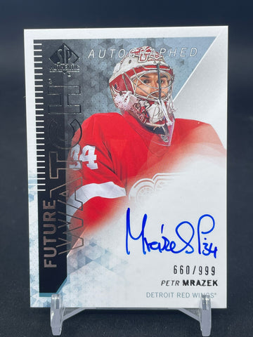 2013 UPPER DECK SP AUTHENTIC - FUTURE WATCH AUTO - P. MRAZEK - #264 - #'D/999 - AUTOGRAPH - RC