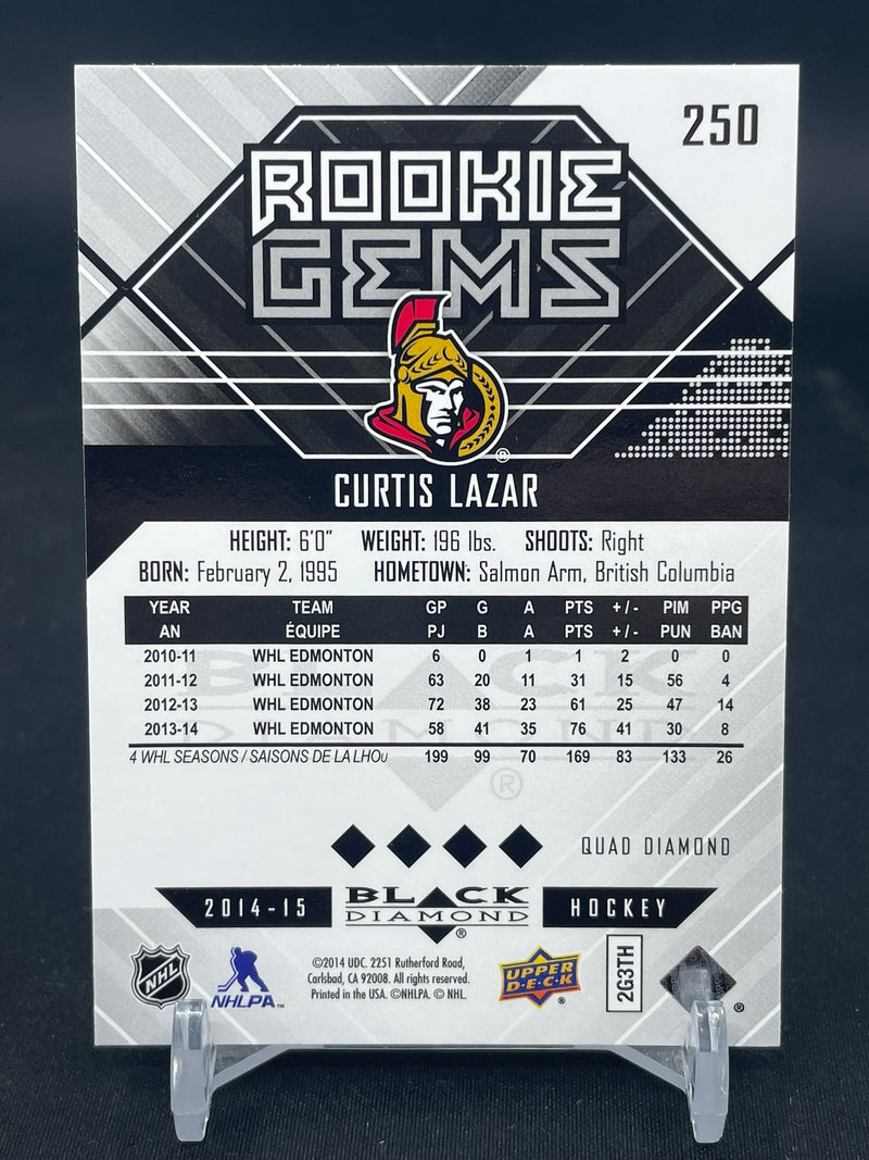 2014 UPPER DECK BLACK DIAMOND - QUAD DIAMOND ROOKIE GEMS - C. LAZAR -