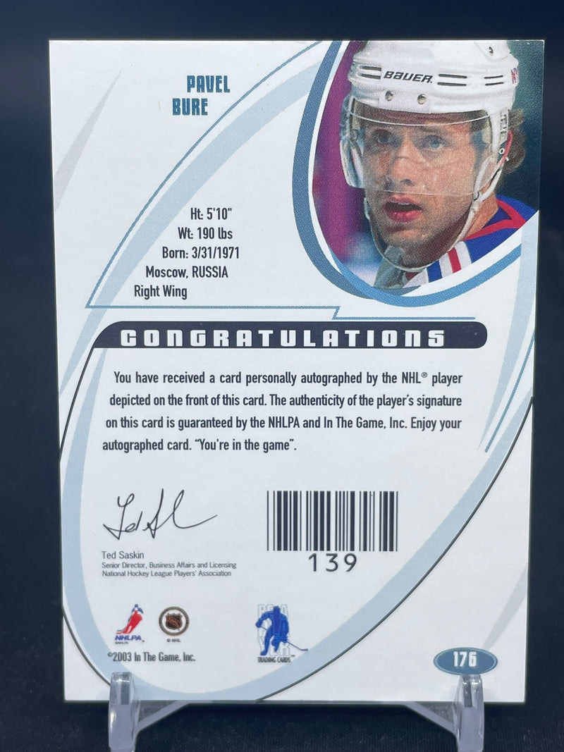 2003 IN THE GAME - SIGNATURE - P. BURE -