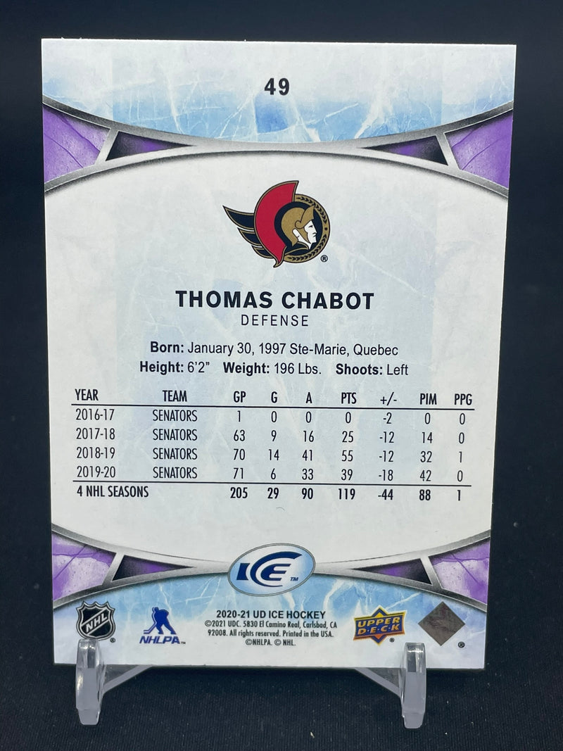 2020 UPPER DECK ICE - LAVENDER - T. CHABOT -