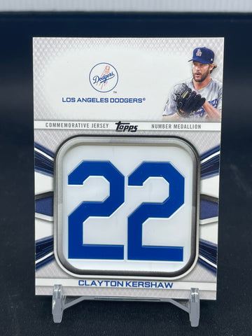 2022 TOPPS SERIES ONE - MEDALLION CARD - C. KERSHAW - #JNM-CK - RELIC