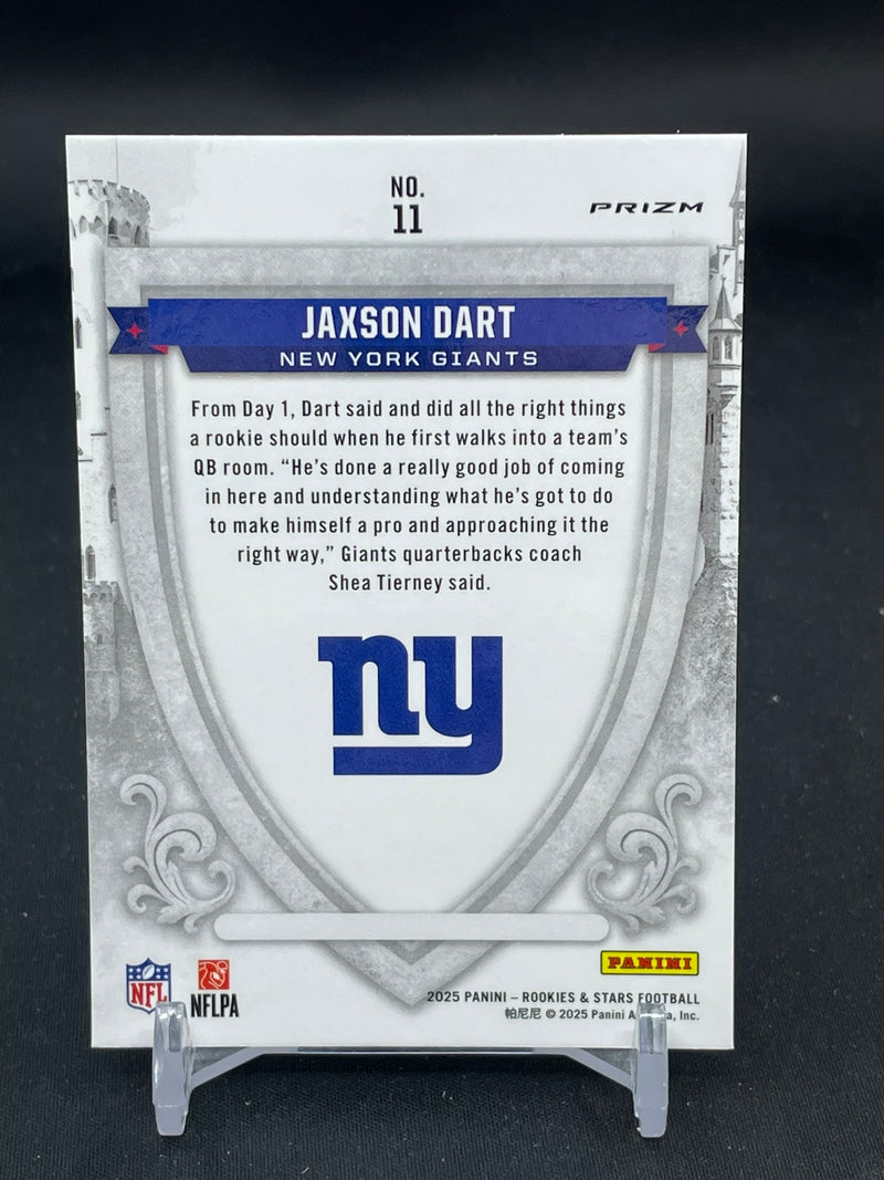 2025 PANINI ROOKIES & STARS - PRIZM - CRUSADE - J. DART -