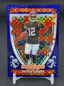 2025 PANINI ROOKIES & STARS - BLUE PLAID PRIZM - S. SANDERS -