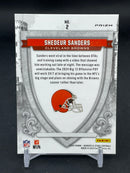 2025 PANINI ROOKIES & STARS - BLUE PLAID PRIZM - S. SANDERS -