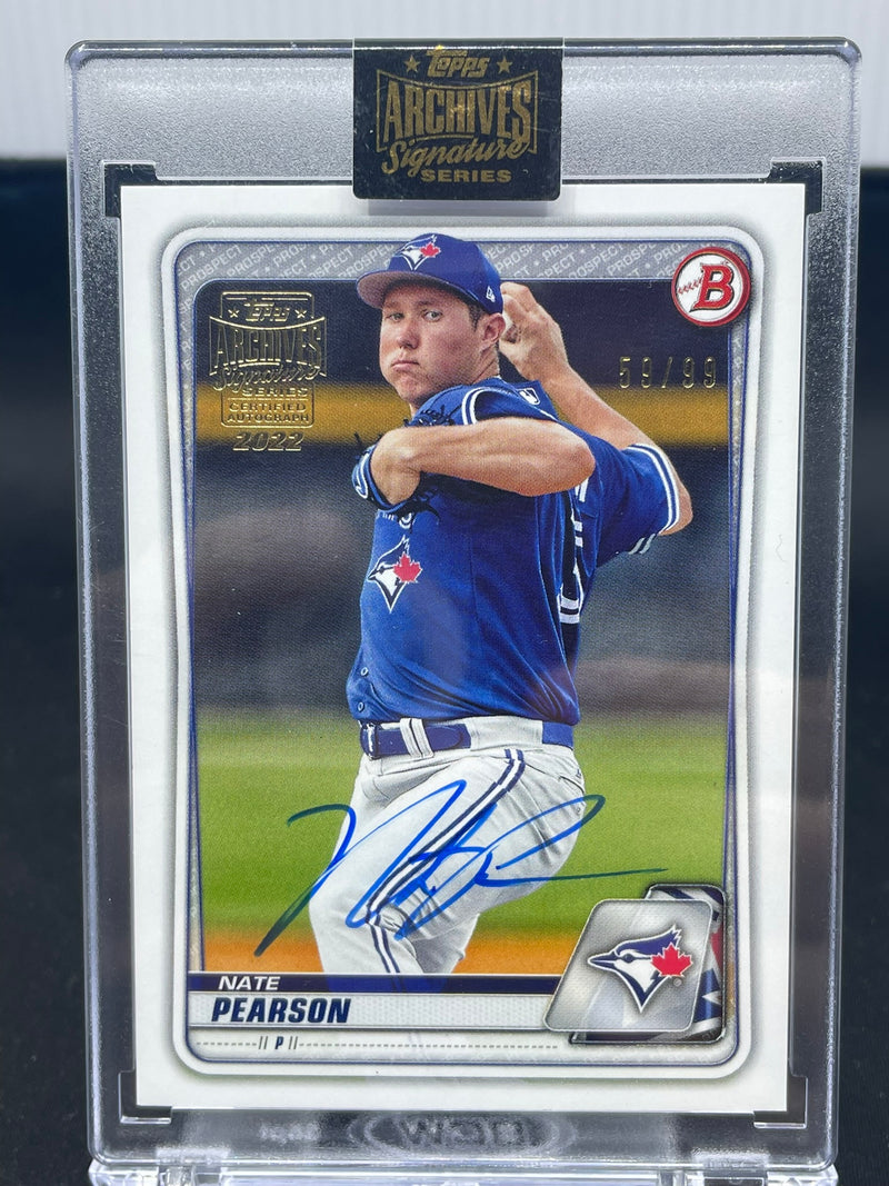 2022 TOPPS ARCHIVES - N. PEARSON - #BP124 - #'D/99 - AUTOGRAPH