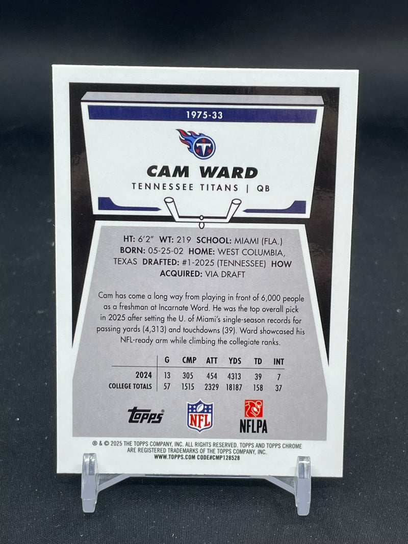 2025 TOPPS CHROME - 1975 RETRO - C. WARD -