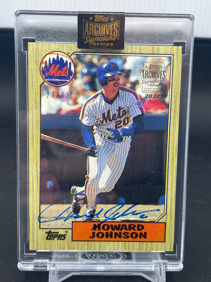 2022 TOPPS ARCHIVES - H. JOHNSON - #267 - #'D/83 - AUTOGRAPH