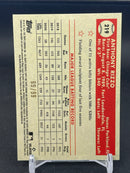 2021 TOPPS CHROME PLATINUM ANNIVERSARY - GREEN/YELLOW REFRACTOR - A. RIZZO - #219 - #'D/99