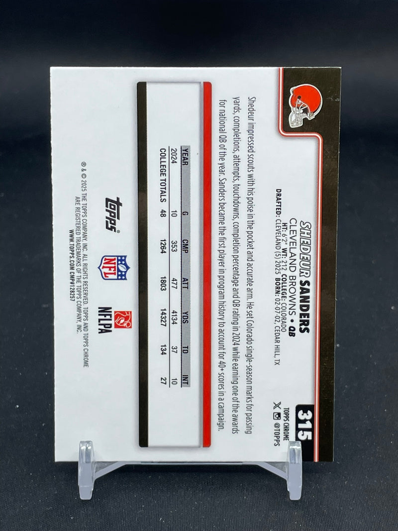 2025 TOPPS CHROME - S. SANDERS -