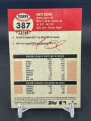 2022 TOPPS CHROME PLATINUM ANNIVERSARY - GOLD WAVE - M. OLSON - #387 - #'D/50