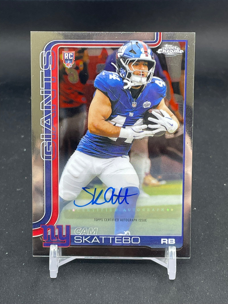 2025 TOPPS CHROME - ROOKIE AUTOGRAPH VARIATION - C. SKATTEBO -