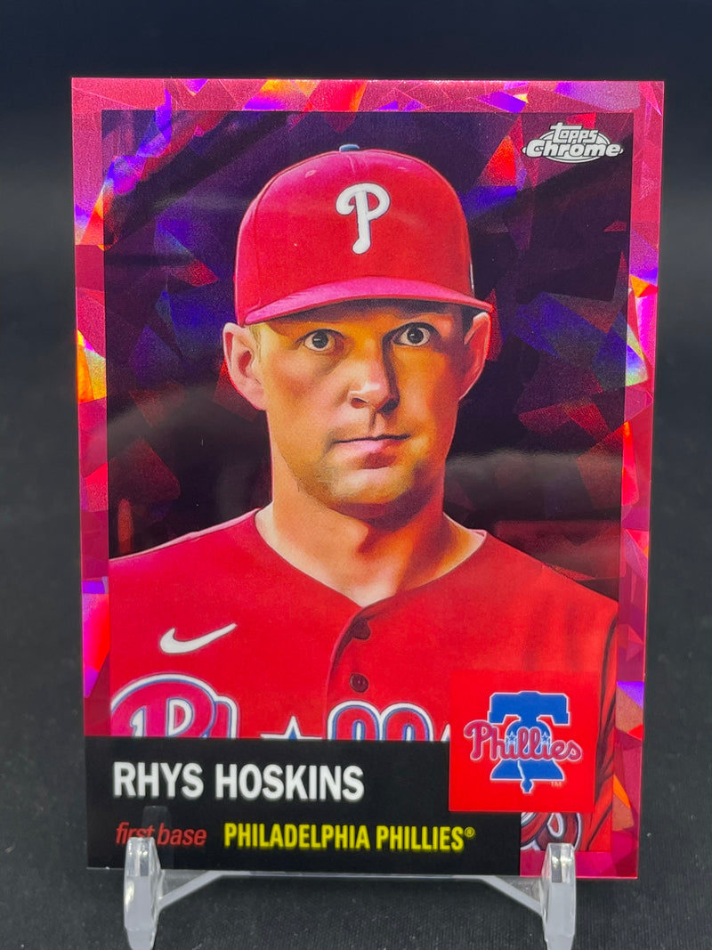 2022 TOPPS CHROME PLATINUM ANNIVERSARY - FUSCHIA ATOMIC REFRACTOR - R. HOSKINS - #320 - #'D/100