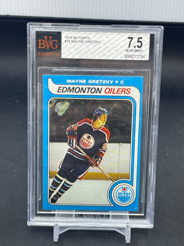 1979 TOPPS - W. GRETZKY - #18 - BVS 7.5 - RC