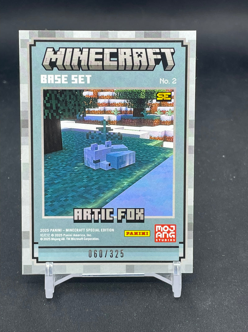 2025 PANINI MINECRAFT SPECIAL EDITION - ARCTIC FOX - #2 - #'D/325