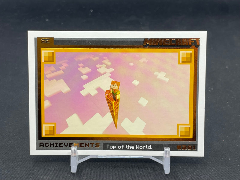 2025 PANINI MINECRAFT SPECIAL EDITION - ACHIEVEMENTS - TOP OF THE WORLD - #201 - #'D/325