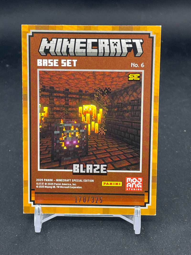 2025 PANINI MINECRAFT SPECIAL EDITION - BLAZE - #6 - #'D/325
