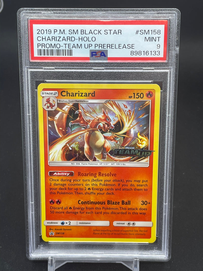 POKEMON - TEAM UP PRE-RELEASE - CHARIZARD - HOLO -