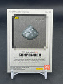 2025 PANINI MINECRAFT EDITION - CRAFTING CHRONICLES - GUNPOWDER - #90 - #'D/199