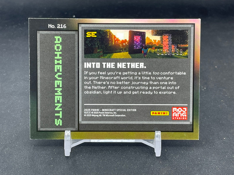 2025 PANINI MINECRAFT SPECIAL EDITION - INTO THE NETHER - #216 - #'D/199
