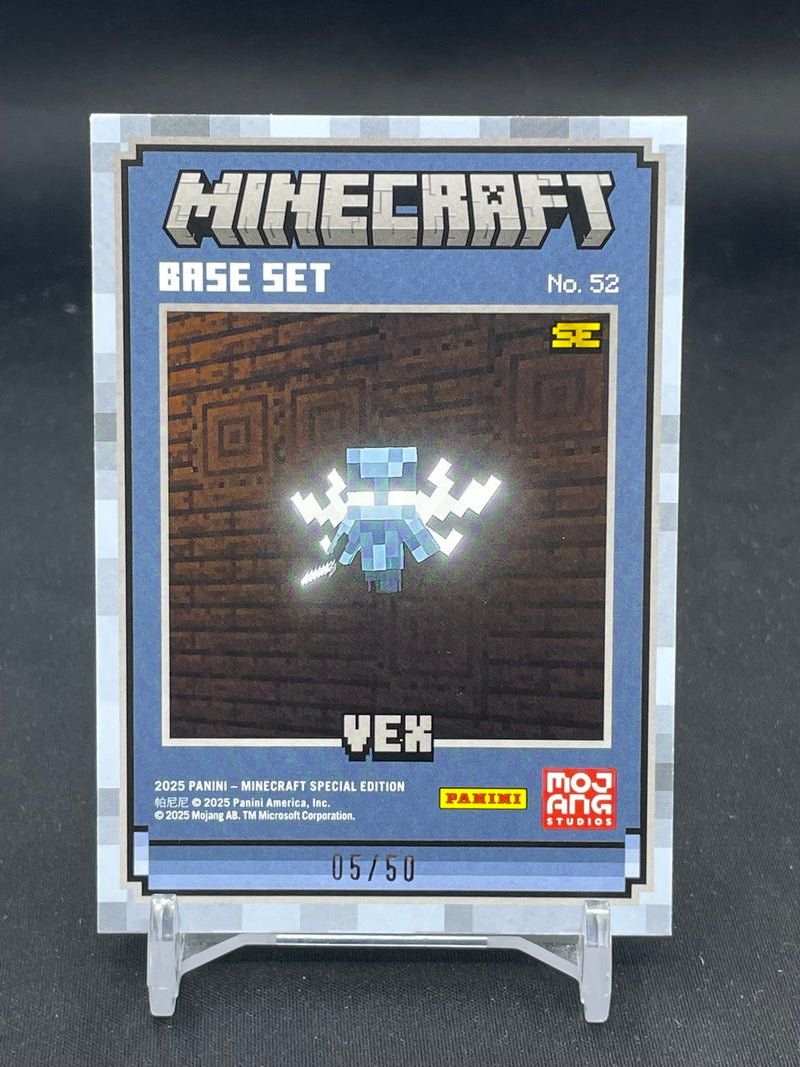 2025 PANINI MINECRAFT SPECIAL EDITION - GOLD - VEX - #52 - #'D/50