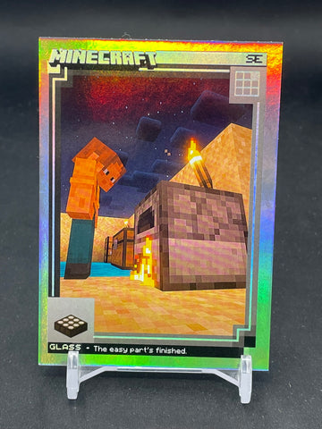 2025 PANINI MINECRAFT SPECIAL EDITION - CRAFTING CHRONICLES - GLASS - #129 - #'D/75
