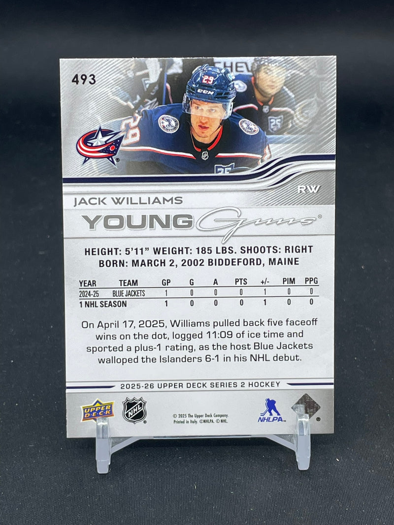 2025 UPPER DECK SERIES TWO - YOUNG GUNS - J. WILLIAMS -