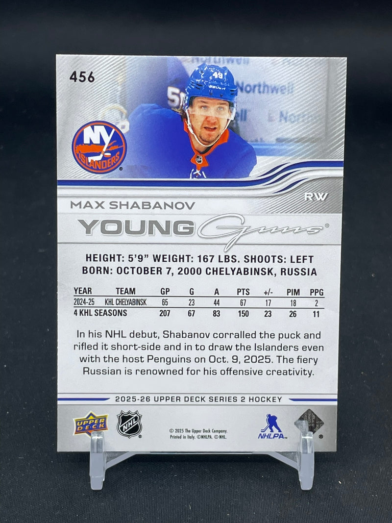 2025 UPPER DECK SERIES TWO - YOUNG GUNS - M. SHABANOV -
