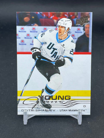 2025 UPPER DECK SERIES TWO - YOUNG GUNS - D. SIMASHEV - #470 - RC