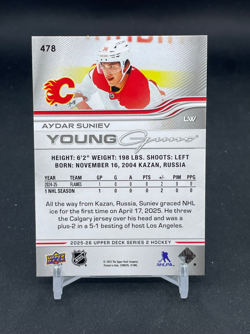 2025 UPPER DECK SERIES TWO - YOUNG GUNS - A. SUNIEV -