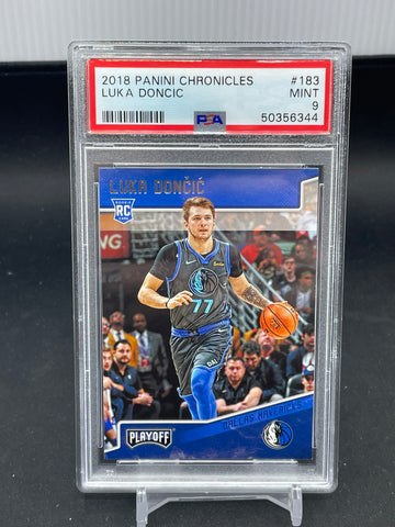 2018 PANINI CHRONICLES - L. DONCIC - #183 - PSA 9 - RC